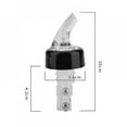 thumbnail image 3 of 2 Oz Automatic Measured Bottle Pourer Spout Bottle Pourer Liquor Bottle Pourers Bottle Jigger Quick Shot Spirit Measure Pourer, 3 of 5