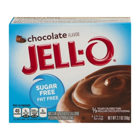 Jell-O Instant Pudding & Pie Filling Chocolate, 2.1 Oz