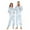 W556, variant on joogoo Cherry Blossom Blue Unisex Adults Onesies Pajamas Jumpsuits L
