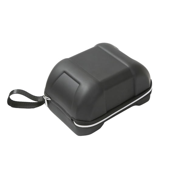 Estuche rígido para gafas de esquí, protección ocular, estuche de transporte con cierre de cremallera, cuero sintético, compacto, bolsa para gafas de
