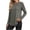 Gray, variant on Long Sleeve Tops for Juniors Womens T Shirts Fitted Casual Basic Tee Breathable Crew Neck Base Layers Comfy Soft Plain Shirt