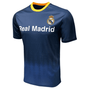 Icon Sports Real Madrid Navy/Gold Polyester Jersey, Adult S-XL