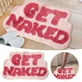 thumbnail image 2 of Mat With Contrast Letter Patterns Non Washable & Highly Absorbent For Bathroom Hallway & Bedroom, 2 of 6