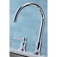 thumbnail image 4 of Kingston Brass Widespread Kitchen Faucets With Polished Nickel KS8726DLLS, 4 of 7