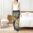 thumbnail image 4 of Balery Vintage Compass Pantalones de pijama para mujer, pijamas ultraligeros, pantalones de estar por casa-XX-Large, 4 of 6