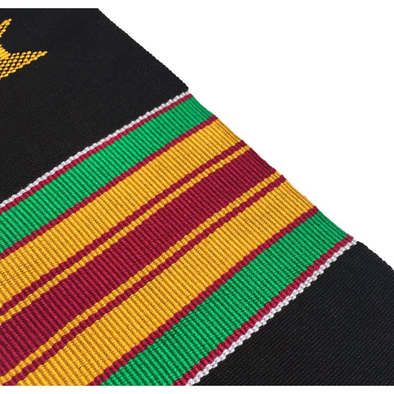 ADVANSYNC Handwoven Kente Cloth Graduation Stole