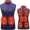 thumbnail image 3 of 2023 Cálido Otoño E Invierno Ropa De Calefacción De 9 Zonas Doble Abierta Para Mujer Chaleco Calefactor Inteligente Ropa De Abrigo Chaleco Calefactor Eléctrico Con Carga Usb, 3 of 5