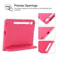 thumbnail image 4 of Dteck Case for Samsung Galaxy S7 11" SM-T870 T875 (2020 Released),Kids Friendly Light Weight Shockproof EVA Foam Handle Stand Cover 11-inch,Rose, 4 of 6