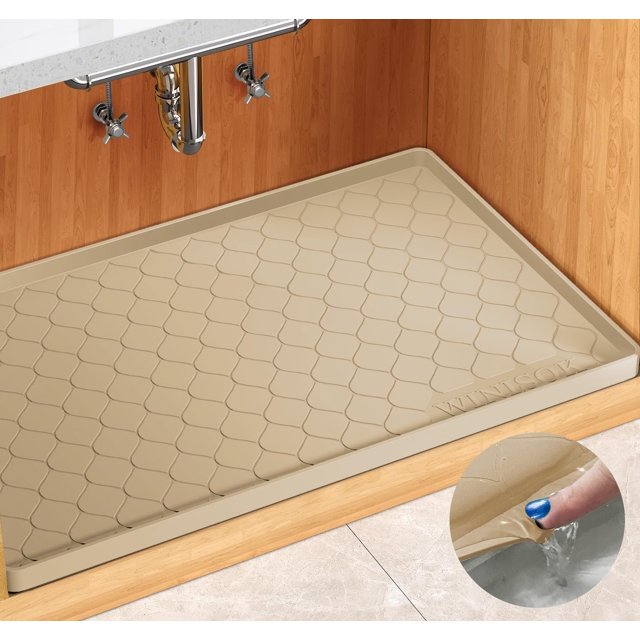 Alfombrilla de cocina Winisok, silicona, 34 cm x 22 cm, impermeable