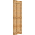 thumbnail image 2 of 32 1/4"W X 84"H Timbercraft Six 5 3/8" Boards Joined Board-N-Batten Shutters, Rough Sawn Western Red Cedar (Per Pair), 2 of 13