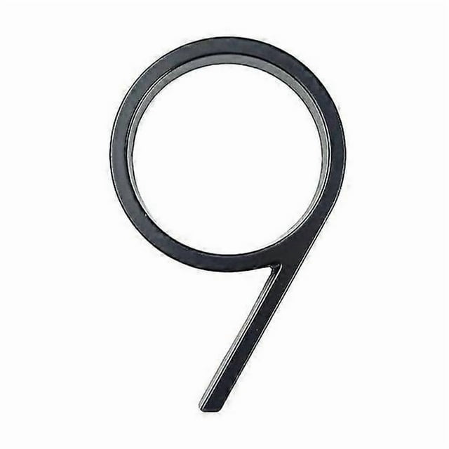 Black house number and letter 5 inch 12.5 cm high (9)