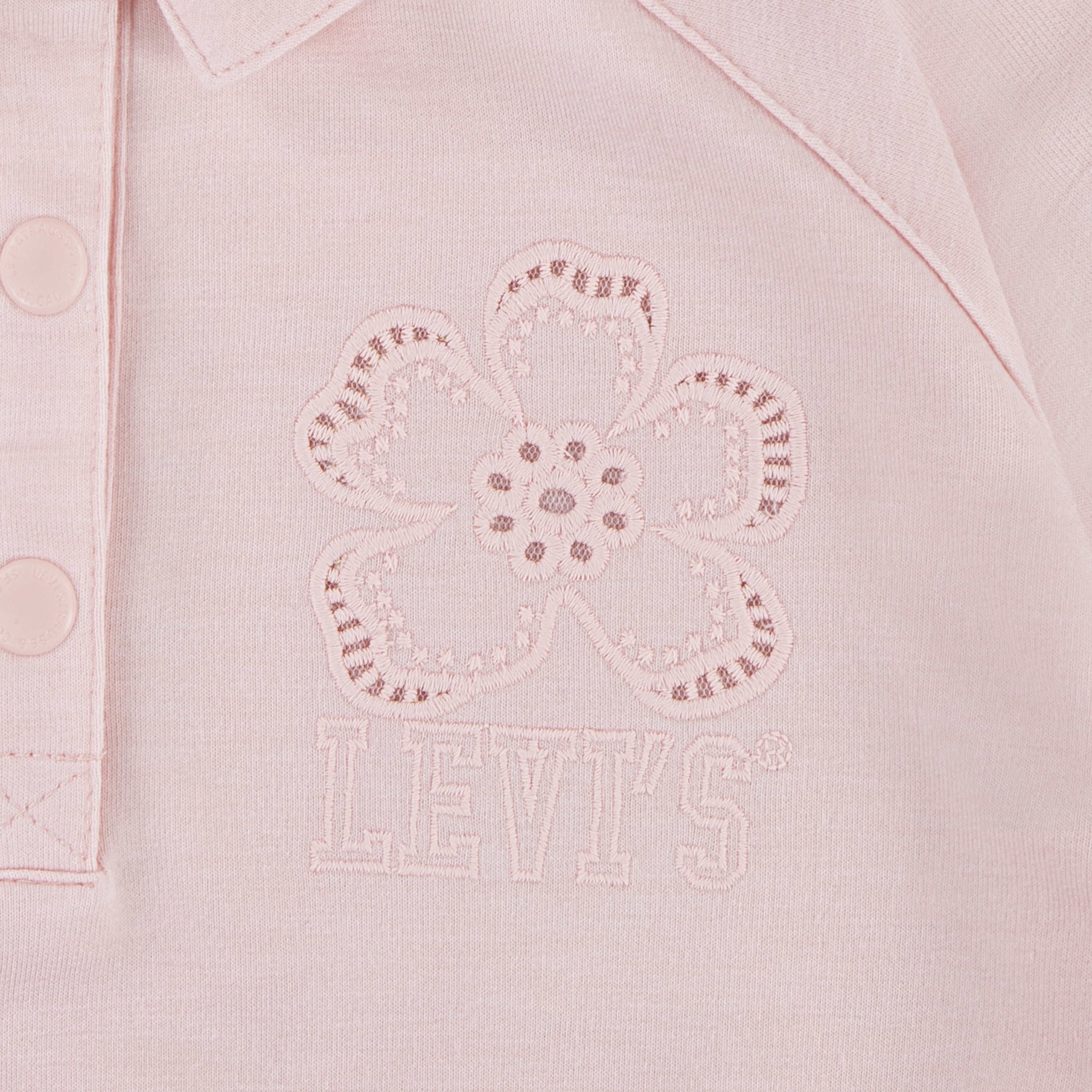 Levi's Girls Long Sleeve Collar Sweatshirt, Sizes 4-16