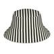 thumbnail image 1 of Balery Black And White Thick Stripes Sombreros para el sol para hombre y mujer, sombrero de pescador con UPF 50+, 1 of 6