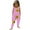 Pink, variant on Odeerbi 1-6 Years Toddler Girls Summer Jumpsuit Sunflower Camisole Romper Casual Breathable Comfortable Overalls Strap Bib Overall Pants Playsuit
