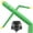 Green, variant on Cloud 9 Inflatable Wacky Waving Tube Man with Blower, Yellow 20 ft Dancing Air Puppet with Flailing Arms