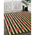 thumbnail image 2 of Ahgly Company Indoor Rectangle Patterned Metallic Gold Novelty Area Rugs, 5' x 8', 2 of 6