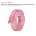 thumbnail image 4 of Correa plana de nylon Uxcell de 1 pulgada y 15 yardas en color rosa para mochila y portaequipajes, 4 of 6