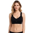 thumbnail image 4 of Women Bras 6 Packs of T-Shirt Comfortable Everyday A B C D DD DDD Cups Full Coverage Bra 36B (S6619), 4 of 5