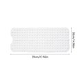 thumbnail image 3 of Zynviq Solid Color Bathroom Rugs 15" X 27.6" Bath Rugs Pvc Absorbent Rectangular Washable White Small Rug for Bathroom, 3 of 6