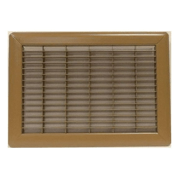 Imperial RG0732 Heavy Gauge Floor Return Air Grille, 12 x 30-Inch, Brown
