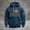 Navy, variant on EliteGoogv Mens Hoodies Patriotic Graphic Lined Hoodies For Men Drawstring Kangaroo Pocket Pullover Sweatshirt Relaxed Fit Warm Winter Outerwear Tops White 2XL