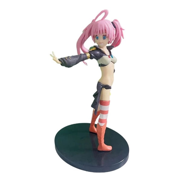 Figura de Anime sobre mi reencarnación como Slime Milim Nava Rimuru, modelo de pie, colección de regalo de PVC, decoración de juguetes de 15CM qiuyongming unisex