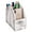 White, variant on 3-Slot Wooden Remote Control Holder, Remote Caddy Holder Media Organizer, Desktop Storage Rack for Tv Remotes, office Supplies