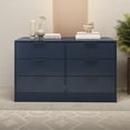 thumbnail image 4 of Kappesberg New Fresno 2-Piece Bedroom Set, One 6-Drawer Dresser & One 2-Drawer Nightstand, Blue - for Adults and Teens, 4 of 6