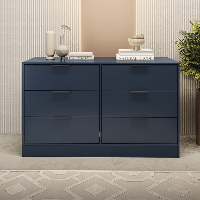 Kappesberg Modern 2-Piece Bedroom Set, 6-Drawer Dresser & 2-Drawer