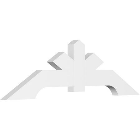 

48 W x 14 H x 2 D x 4 F 7/12 Pitch Vanguard Architectural Grade PVC Gable Bracket