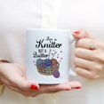 thumbnail image 3 of Custom Mugs I'm A Knitter Not Quitter Pun Yarn Lovers Knitting Hobby Funny Knitters Gifts Santa Christmas Presents Ceramic Coffee 11oz 15oz Mug, 3 of 7