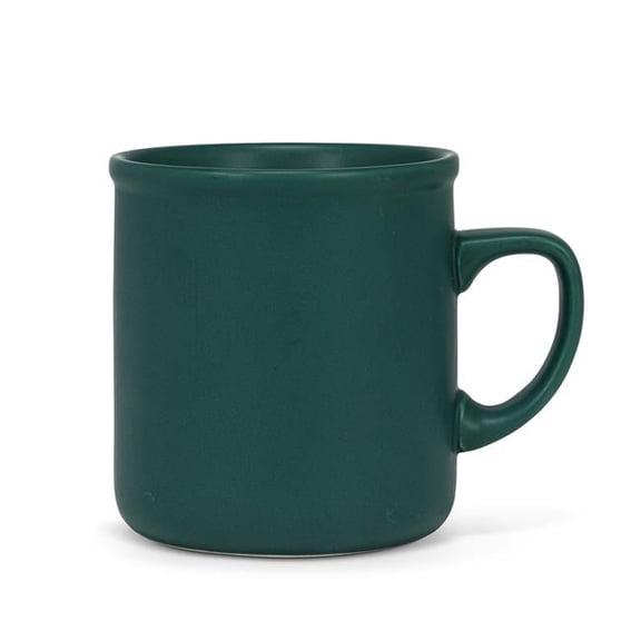Abbott Collection  3.5 in. Stoneware Classic Mug, Matte Dark Green