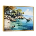 thumbnail image 2 of Designart "Dominican Calm Bay I" Nautical & Beach Floater Framed Canvas Print, 2 of 7