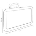 thumbnail image 4 of Chicago Series Black Bathroom Towel Ring, 4 of 5