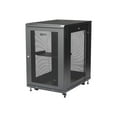 thumbnail image 3 of StarTech.com 18U Server Rack Cabinet, 4-Post Adjustable Depth (2 Pouces to 30 Pouces) Network Equipment Rack Enclosure w/Casters/Cable Management/Shelf/Locking Dell PowerEdge, HP ProLiant ThinkServer 18U Rack Cabinet (RK1833BKM) - Armoire à Rack - 18U - 31 Pouces, 3 of 8