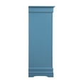 thumbnail image 6 of Glory Furniture Louis Phillipe 5-Drawers Bedroom Chest in Teal, 6 of 8