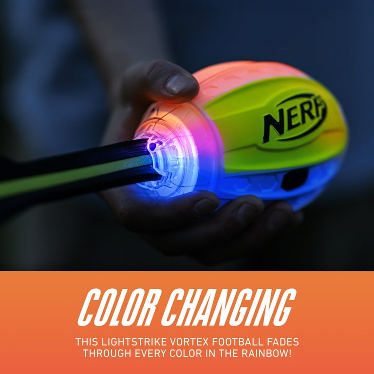 NERF Vortex Lightstrike Aero Howler Foam Football - NERF Light Up