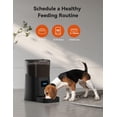 thumbnail image 3 of 6L Automatic Cat Feeder,Wi-Fi Enabled Smart Pet Feeder for Cats and Dogs,Auto Dog Food Dispenser with Portion Control, Distribution Alarms and Voice Recorder Up to 15 Meals per Day, 3 of 4