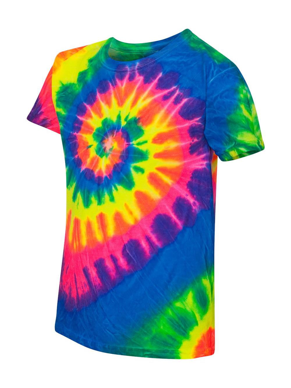 Funky Tie Dye Kids T-shirt size 4 k30