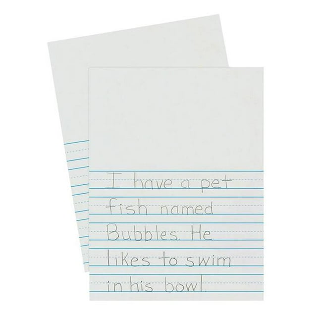 Pacon PAC2656-3 9 x 12 in. News Ruled Paper White Ream 0.87 in. Rule - 3 Reams
