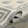 thumbnail image 6 of Superior Nila Greek Key Indoor Outdoor Area Rug, 5' 2" x 7' 2", Cream, 6 of 10