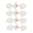 thumbnail image 2 of 4 botones de alternancia para abrigos, accesorios, botones sencillos para prendas de vestir, de cuero sintético, prácticos. Blanco, 2 of 9