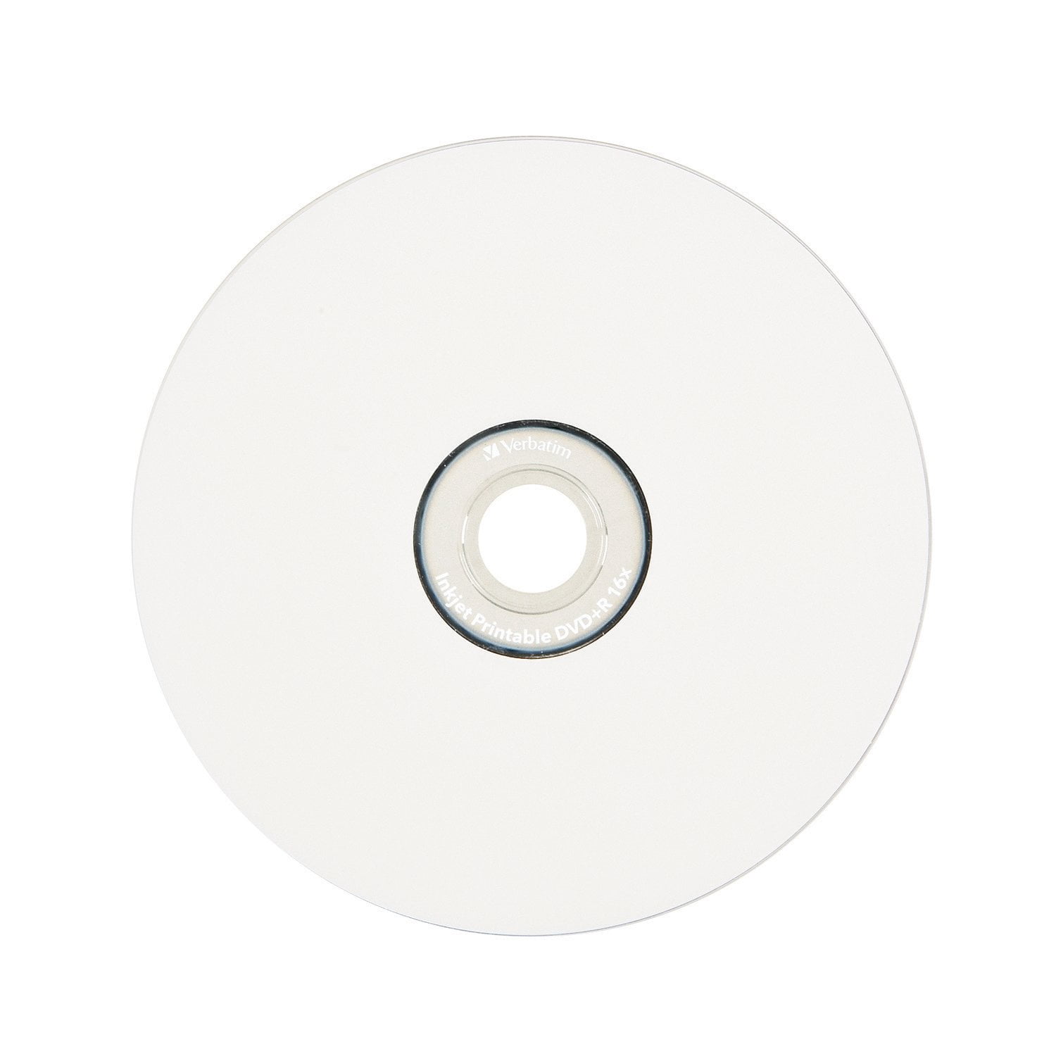 Verbatim DVD+R 4.7GB 16X White Inkjet Printable, 100pk Spindle