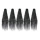 thumbnail image 5 of 5x mechones de cabello ondulado profundo, pelucas rizadas de apariencia larga, extensión de cabello sintético para mujeres naturales para trenzas Gris, 5 of 9