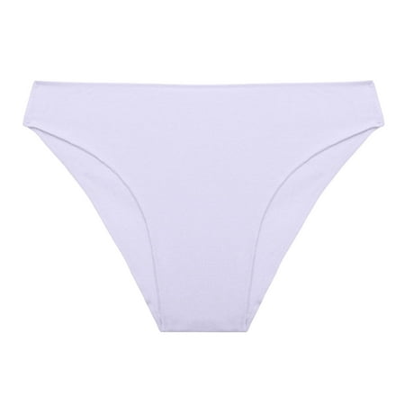 

Youmylove Women Underwears Solid Color Breathable Thongs Comfortable Female Intimates White Lingerie Thongs Lingerie Briefs Underpants 1PC Bragas De Mujer