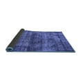 thumbnail image 2 of Ahgly Company Indoor Square Oriental Blue Industrial Area Rugs, 3' Square, 2 of 4