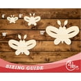 thumbnail image 3 of Unfinished Wood Balloon Butterly Shape | DIY Craft Cutout | up to 46" DIY 10" / 1/2", 3 of 3