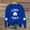 Blue, variant on New & Trending!FUNUONY St Patricks Day Shirt Women's Spring Round Neck St. Day Letter Printed Loose Casual Hoodie Black L