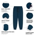 thumbnail image 5 of MERIDIANO Boys' Scuba Joggers 2-Pack - Tapered Athletic Sweatpants for School, Sports & Daily Wear, 5 of 8