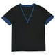 thumbnail image 4 of pstuiky Camisas de vestir de manga corta para hombre, Camisa informal de color liso con botones y cuello en V y manga corta para hombre ropa de hombre m, 4 of 9